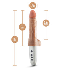 Load image into Gallery viewer, DR. Skin Silicone Dr. Hammer 7 thrusting Dildo with handle
