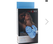 Load image into Gallery viewer, 3 Way Double Dolphin Vibrating Enhancer