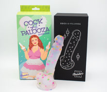 Load image into Gallery viewer, Cock-A-Palooza Confetti Silicone Suction Dildo