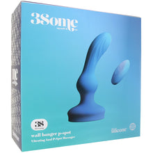Load image into Gallery viewer, 3Some Wall Banger Vibrating P-Spot Massager in Blue
