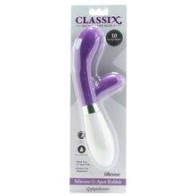 Load image into Gallery viewer, Classix Silicone G-Spot Rabbit in Purple