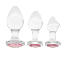 Load image into Gallery viewer, Adam & Eve Pink Gem Glass Plug Set
Evolved Novelties