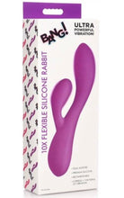 Load image into Gallery viewer, BANG 10x flexible rechargeable silicone Rabbit