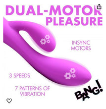 Load image into Gallery viewer, BANG 10x flexible rechargeable silicone Rabbit