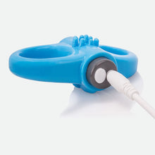 Load image into Gallery viewer, The Screaming O Charged Yoga Rechargeable Reversible Cock Ring Blue