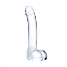 Load image into Gallery viewer, 7 Inch Realistic Curved Glass G-Spot Dildo - Clear