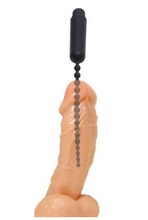 Load image into Gallery viewer, Dark Rod Vibrating Beaded Silicone Sound