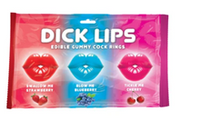 Load image into Gallery viewer, Dick Lips Edible Gummy Cock Rings