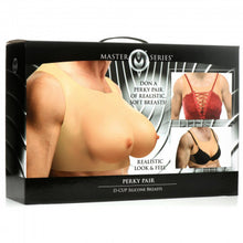 Load image into Gallery viewer, Master Series - Perky Pair D-Cup Silicone Breasts