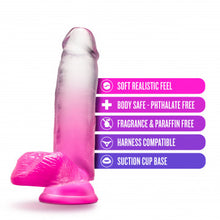 Load image into Gallery viewer, B Yours - Sugar Magnolia - 7 Inch Dildo - Fuchsia