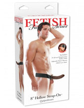 Load image into Gallery viewer, Fetish Fantasy Series 8" Hollow Strap-on - Brown