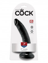 Load image into Gallery viewer, King Cock 7-Inch Cock - Black