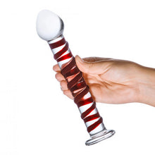 Load image into Gallery viewer, Mr. Swirly Dildo all GLASS dildo
