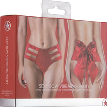 Load image into Gallery viewer, SEXY BOW VIBRATING PANTY - Red