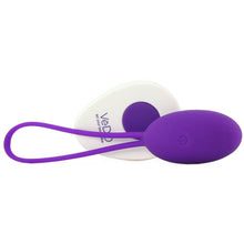 Load image into Gallery viewer, VEDO Peach Vibrating Kegel Egg - Purple