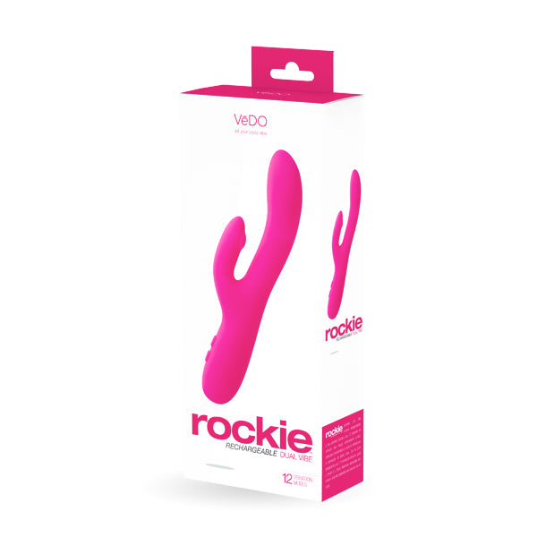 Rockie Rechargeable Dual Vibe Foxy Pink