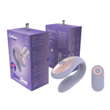 Load image into Gallery viewer, Sublime Sec Duo Rechargeable Silicone Couples Vibe Lilac
