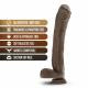 Load image into Gallery viewer, Dr. Skin Mr. Ed 13&quot; Dildo With Suction Cup Chocolate
