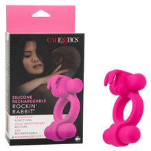 Load image into Gallery viewer, Silicone Rechargeable Rockin&#39; Rabbit
