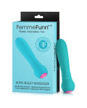 Femmefun rechargeable bullet teal
