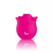 Load image into Gallery viewer, Zen Rose - Hot Pink - Handheld Rose Clitoral and Nipple Stimulator
