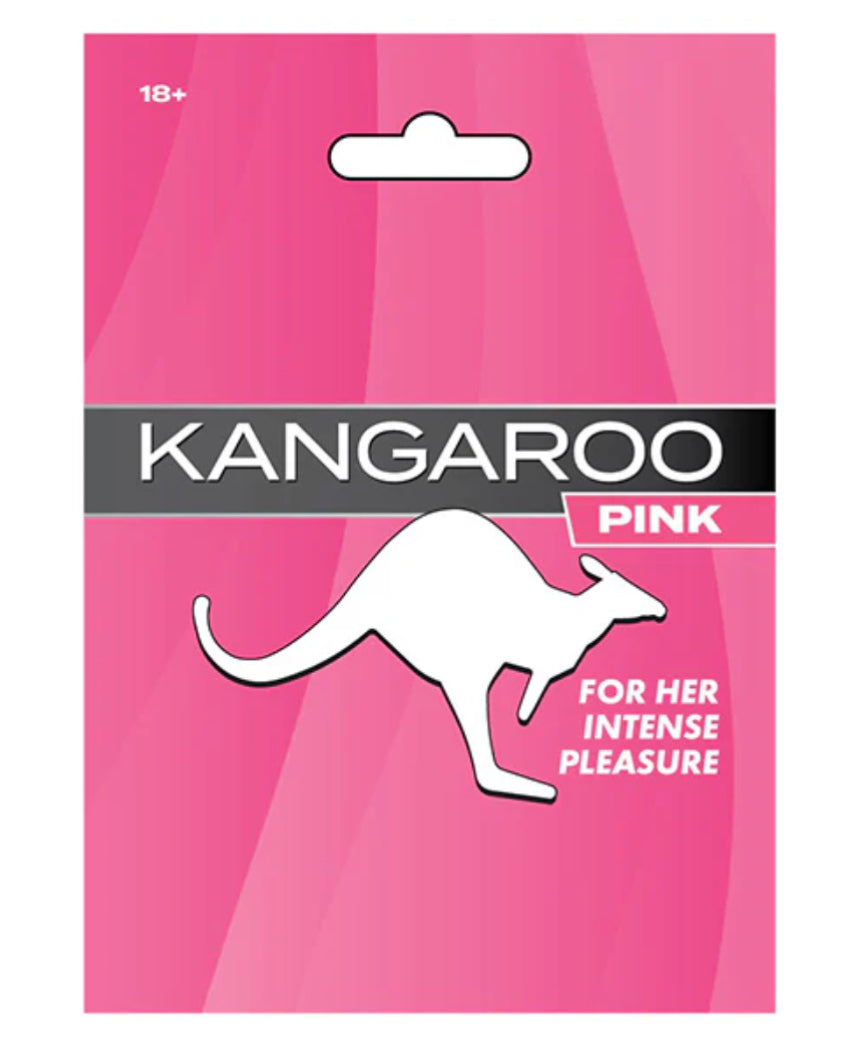 Kangaroo pink for her intense pleasure
