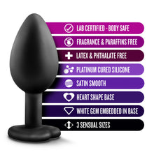 Load image into Gallery viewer, Luxe Bling Plugs Training Kit Black With  Gems
