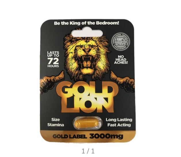 Gold Lion Male Enhancement Pill 1ct