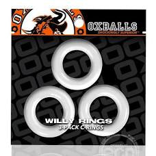 Oxballs Willy Rings Cock Ring (3 pack) - White