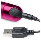 Load image into Gallery viewer, Bang! 10x Slim Metallic Bullet Pink
