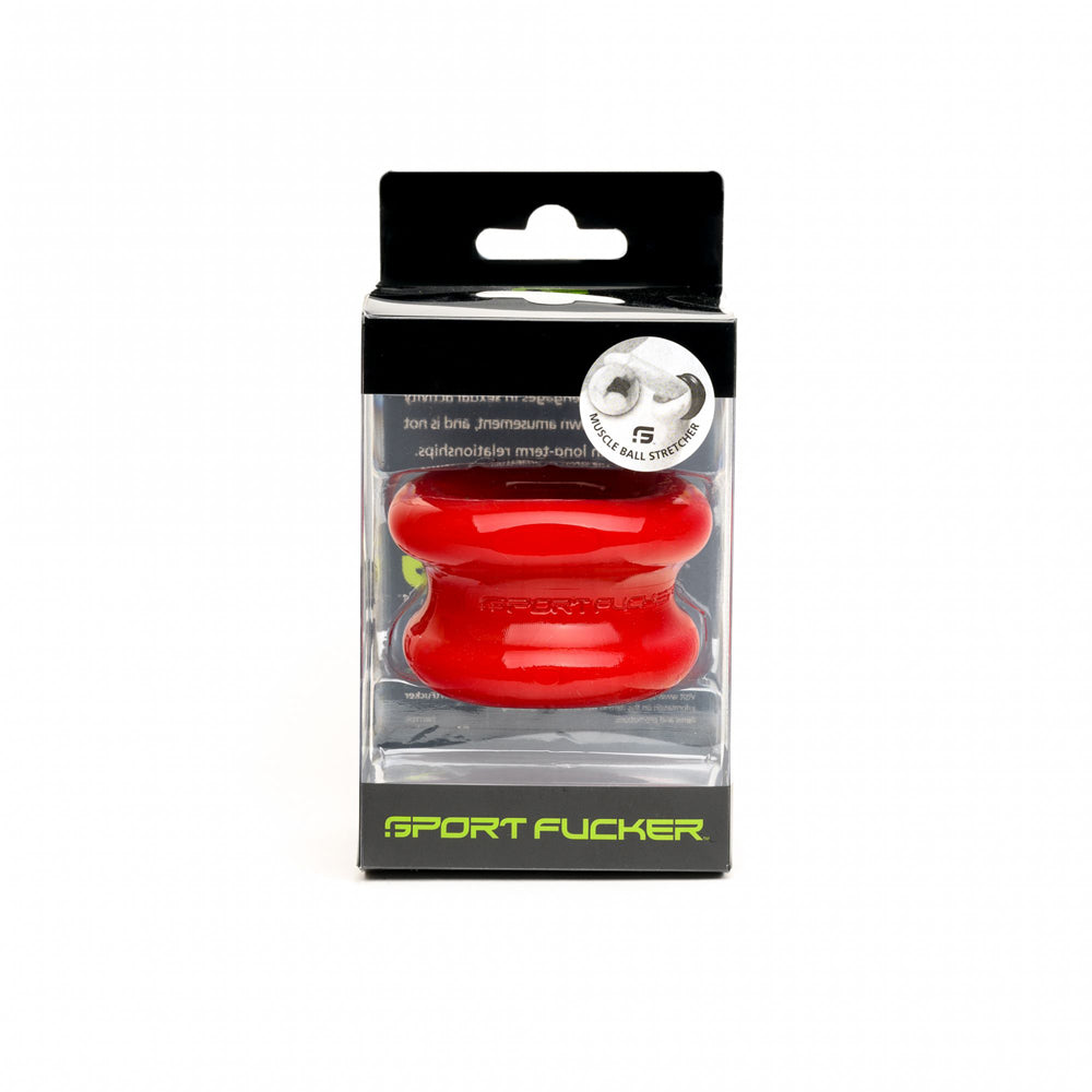 Sport Fucker Muscle Ball / Blue Stretcher Tpe Red