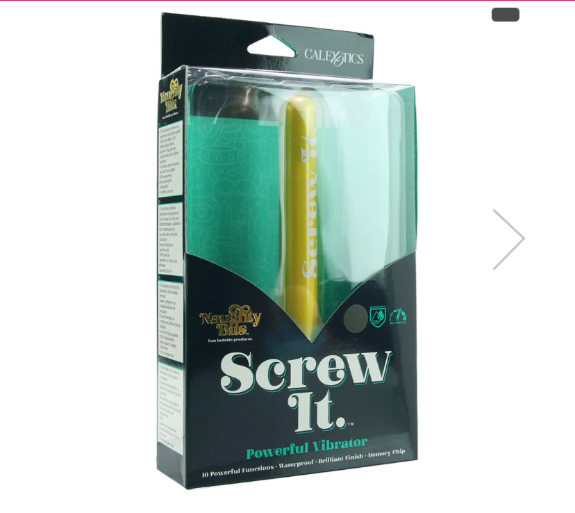Naughty Bits Screw It. Powerful Vibrator