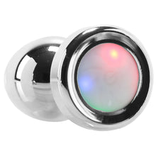 Load image into Gallery viewer, Booty Sparks Silver Light Up Anal Plug in Small
