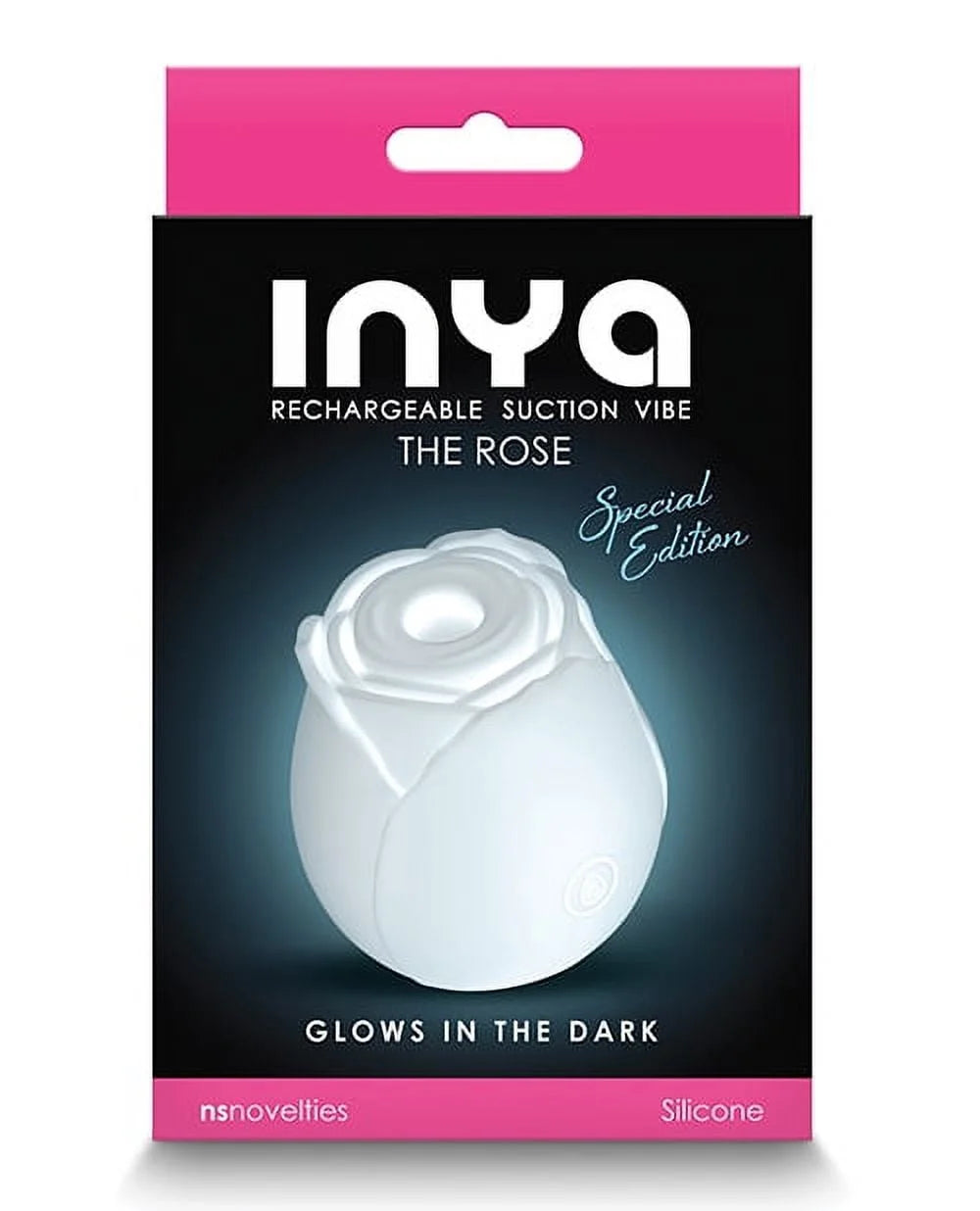 Inya The Rose Rechargeable Suction Vibe - Glow in the Dark