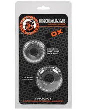 Load image into Gallery viewer, Oxballs TruckT Cock &amp; Ball Ring - Clear Pack of 2
