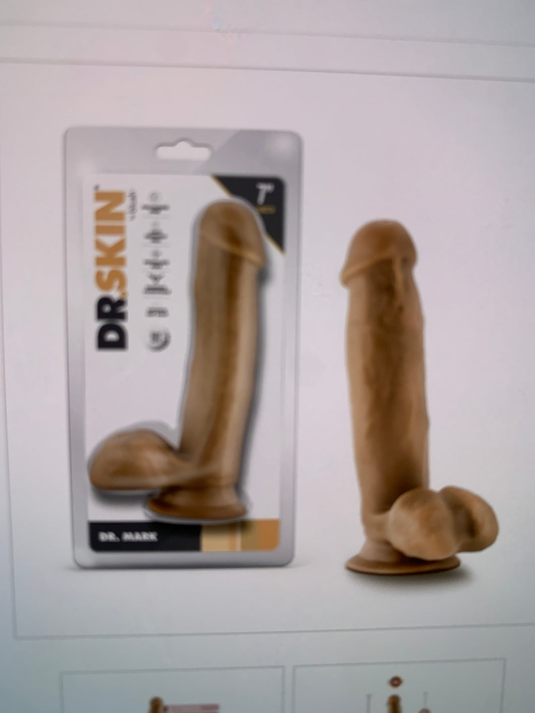 Dr.Skin Dr. Mark 7” dildo w/ balls