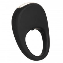Load image into Gallery viewer, Silicone Rechargeable Pleasure Ring - Black - Black
