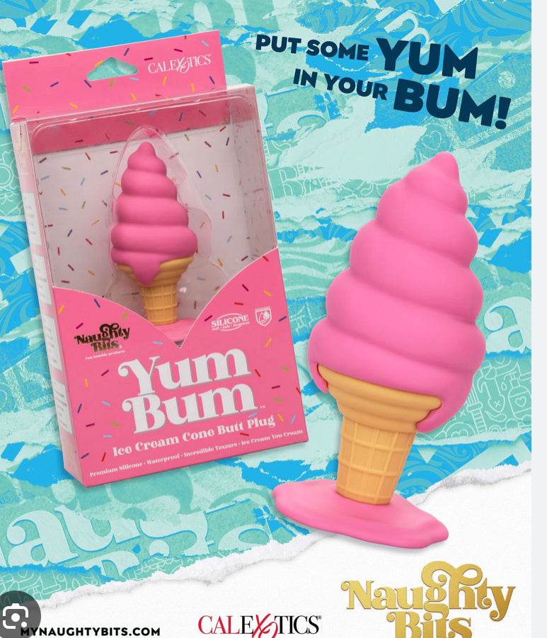California Exotic Novelties
Naughty Bits Yum Bum Ice Cream Cone Butt Plug - Pink