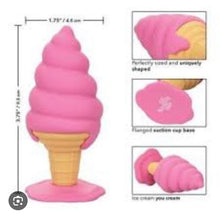 Load image into Gallery viewer, California Exotic Novelties
Naughty Bits Yum Bum Ice Cream Cone Butt Plug - Pink
