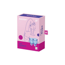 Load image into Gallery viewer, Satisfyer Feel Confident Menstrual Cup Dark Blue

