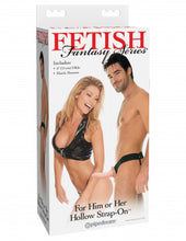 Load image into Gallery viewer, Fetish Fantasy Series for Him or Her Hollow Strap-on - Flesh
