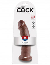 Load image into Gallery viewer, King Cock 9-Inch Cock - Brown no balls
