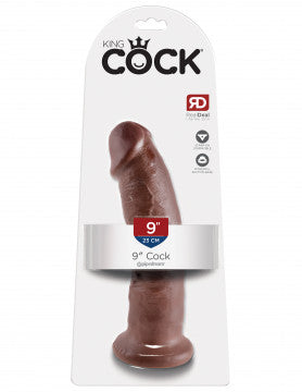 King Cock 9-Inch Cock - Brown no balls