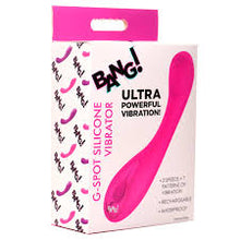 Load image into Gallery viewer, Bang G spot silicone vibrator, pink
