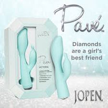 Load image into Gallery viewer, Jopen - Pavé - Victoria - Crystal Adorned Rabbit Vibrator
