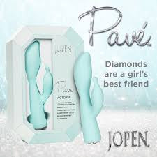 Jopen - Pavé - Victoria - Crystal Adorned Rabbit Vibrator