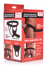 Load image into Gallery viewer, Hollow Silicone Dildo Strap-on - Black
