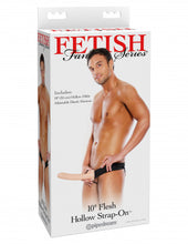 Load image into Gallery viewer, Fetish Fantasy Series 10 Inch Hollow Strap-on - Flesh
