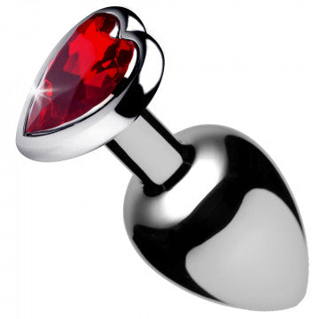 Red Heart Gem Anal  medium Plug - Medium