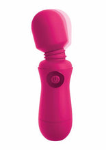 Load image into Gallery viewer, OMG Rechargeable Mini Wand Vibrator- Fuscia -Pink
